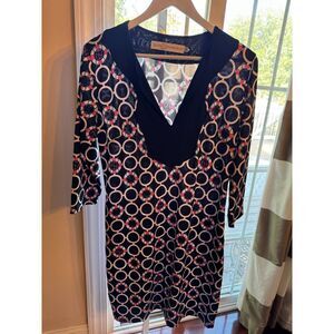 Beautiful Tracy Negoshian dress life preserver pattern medium